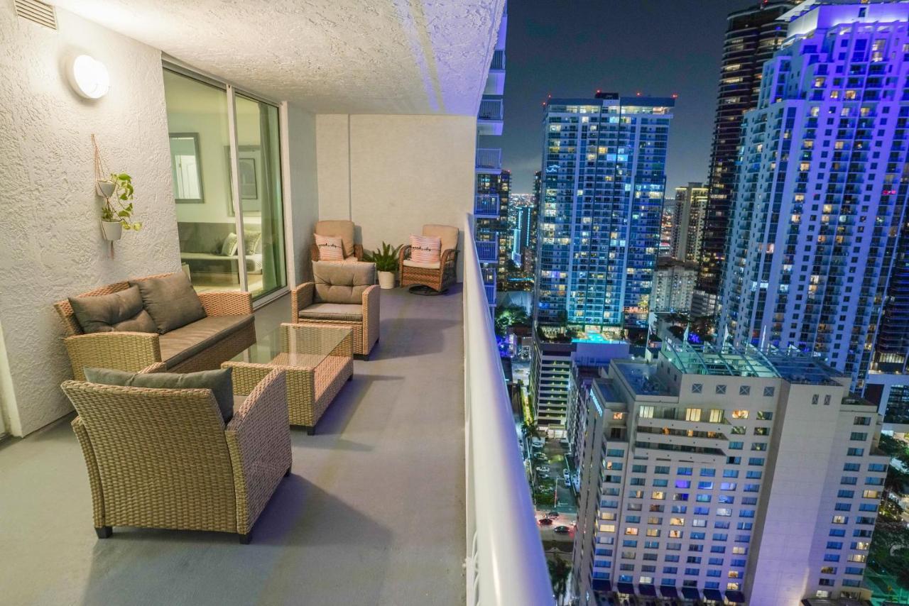 4 Bed Full Condo In Miami With Skyline & Sea View Exterior foto