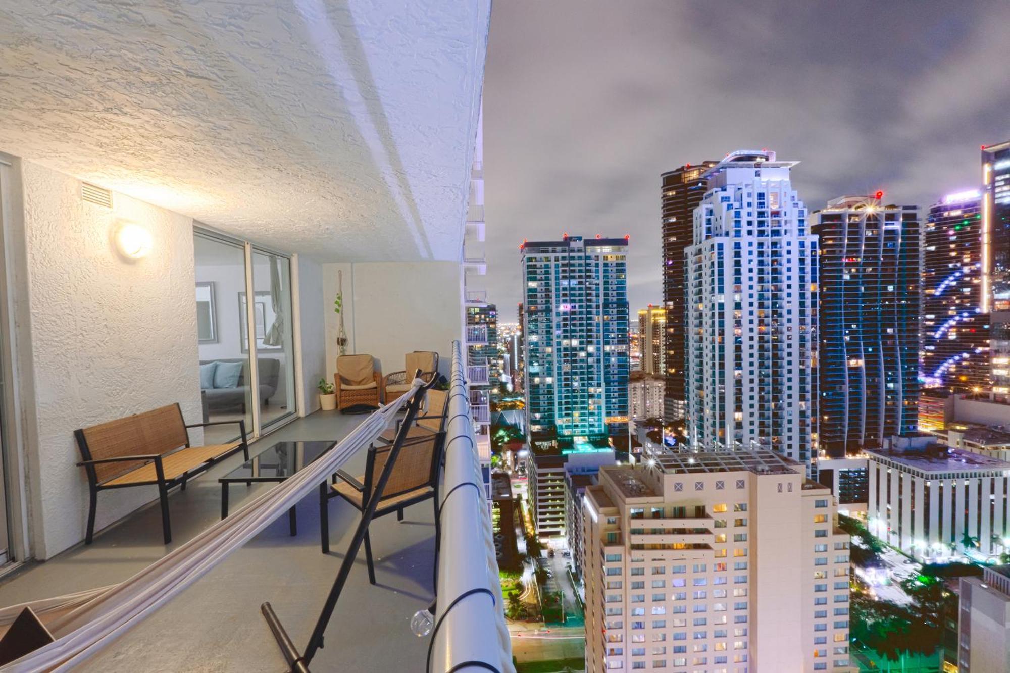 4 Bed Full Condo In Miami With Skyline & Sea View Exterior foto